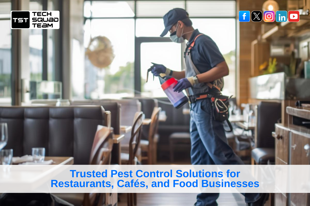 Trusted Pest Control Solutions for Restaurants, Cafés, and Food Businesses