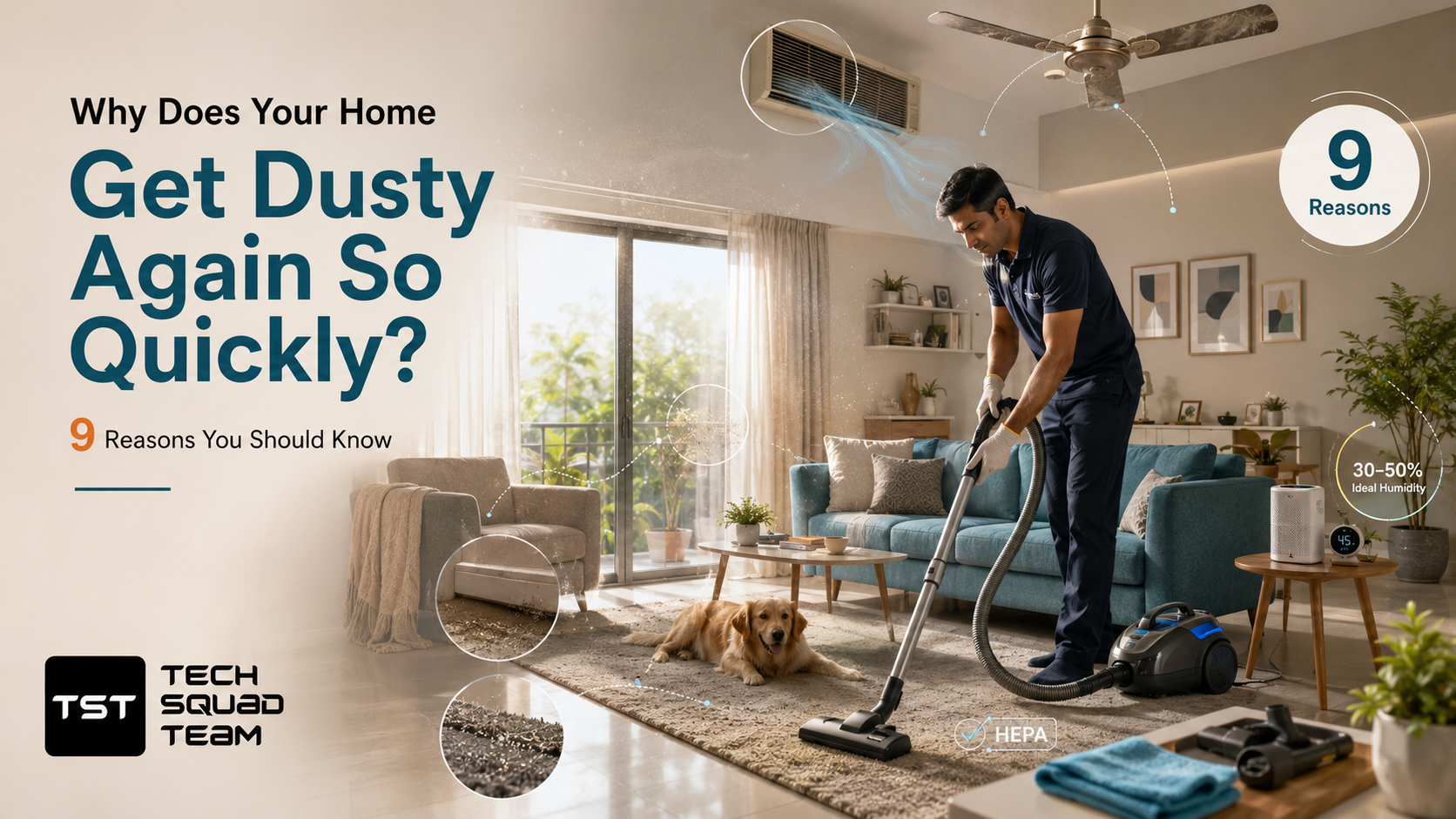 Why Does Your Home Get Dusty Again So Quickly? 9 Reasons You Should Know